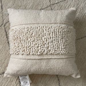 NWT Cream Pillow